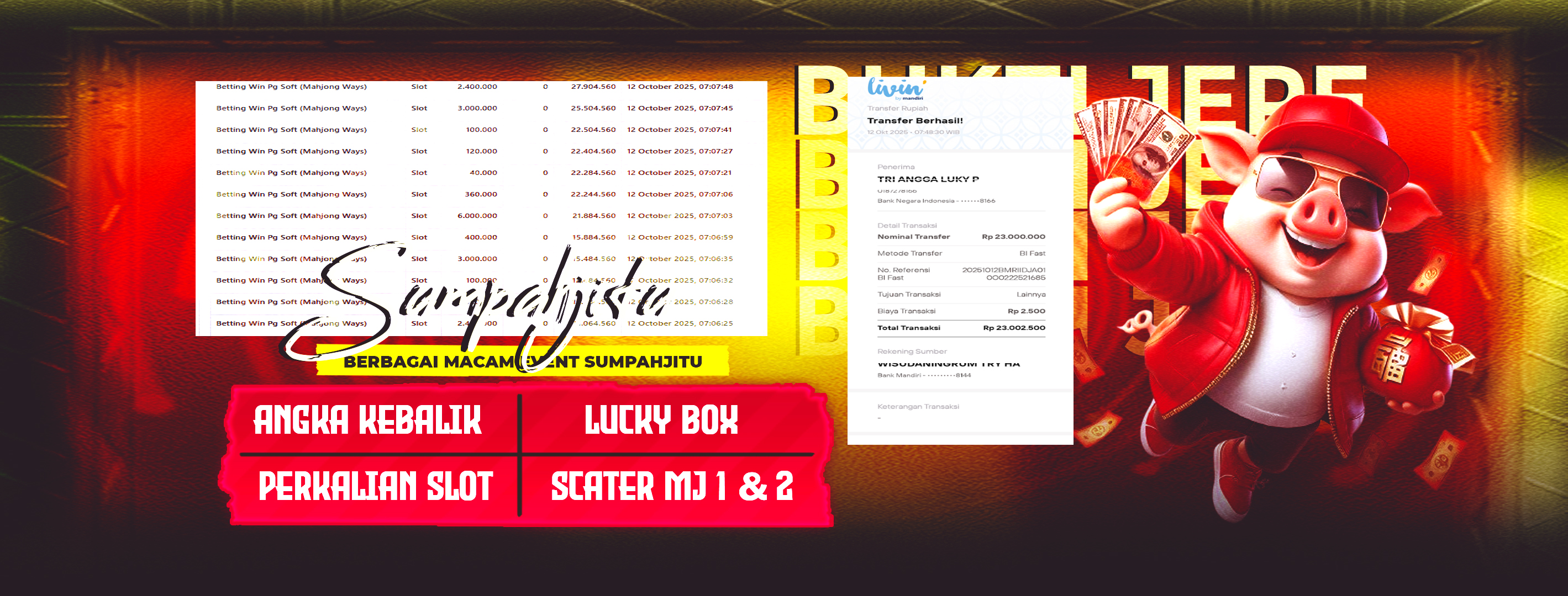 MEMBER ID BOBOY* BERHASIL MENCAPAI KEMENANGAN BESAR DI GAME MAHJONG CHALLENGE!**