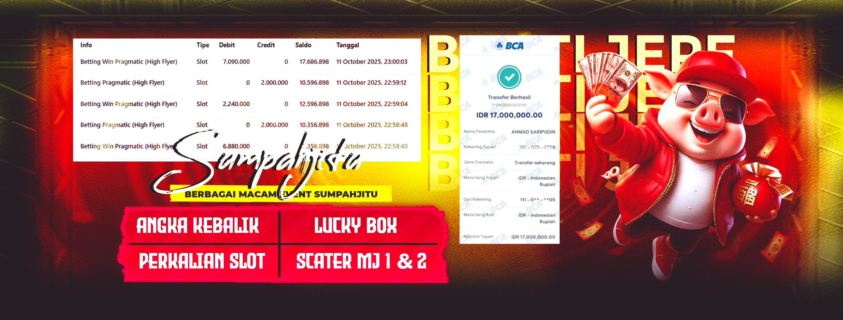 MEMBER ID ORANGSUSAH94 TAMPIL GEMILANG DENGAN STRATEGI TERBAIK DI HIGH FLYER TOTAL 17 JUTA