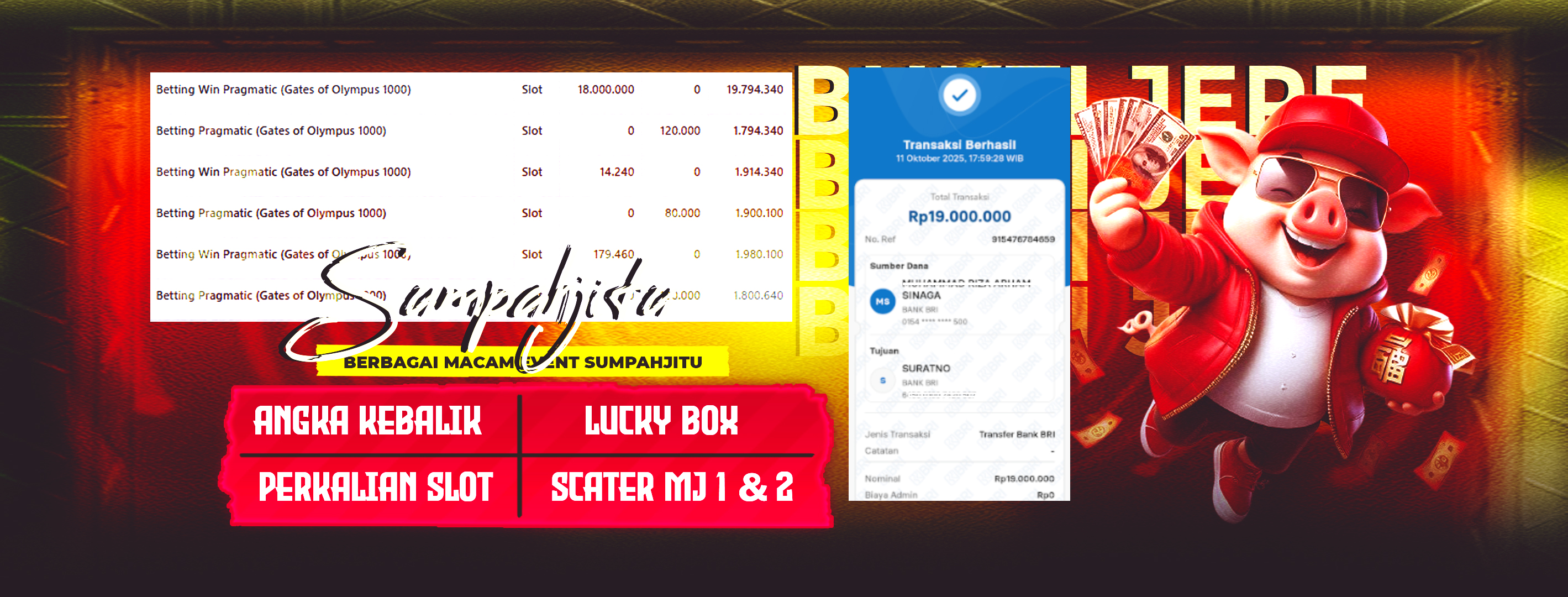 MEMBER MENANG BESAR! ID GENOT03 Raih Kemenangan di Pragmatic – Gates of Olympus x1000