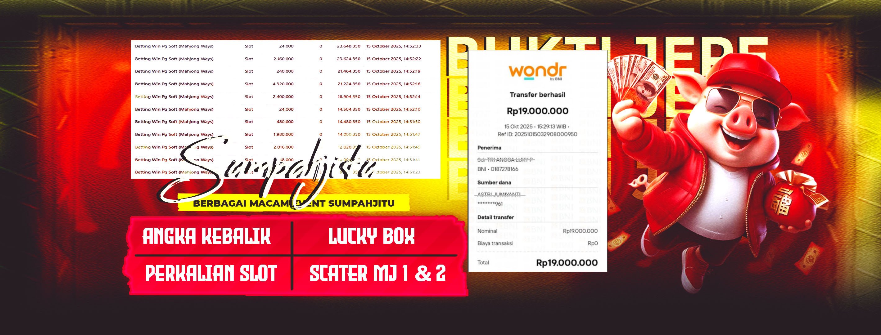 BOOM CUAN 19 JUTA!!! ID BOYROB BUKTIKAN KEHEBATANNYA DI SUMPAHJITU