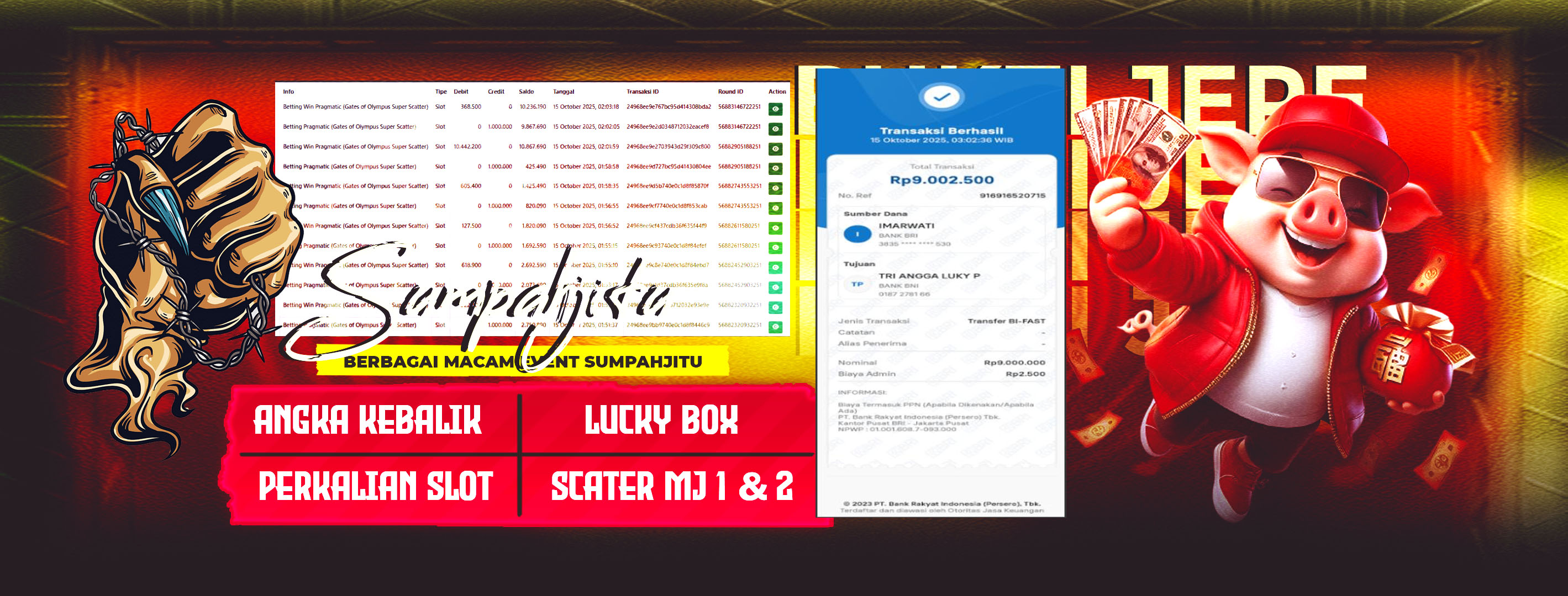 DEWA PETIR TURUN TANGAN! KE  ID BOYROBOT HANTAM SUPER SCATTER OLYMPUS