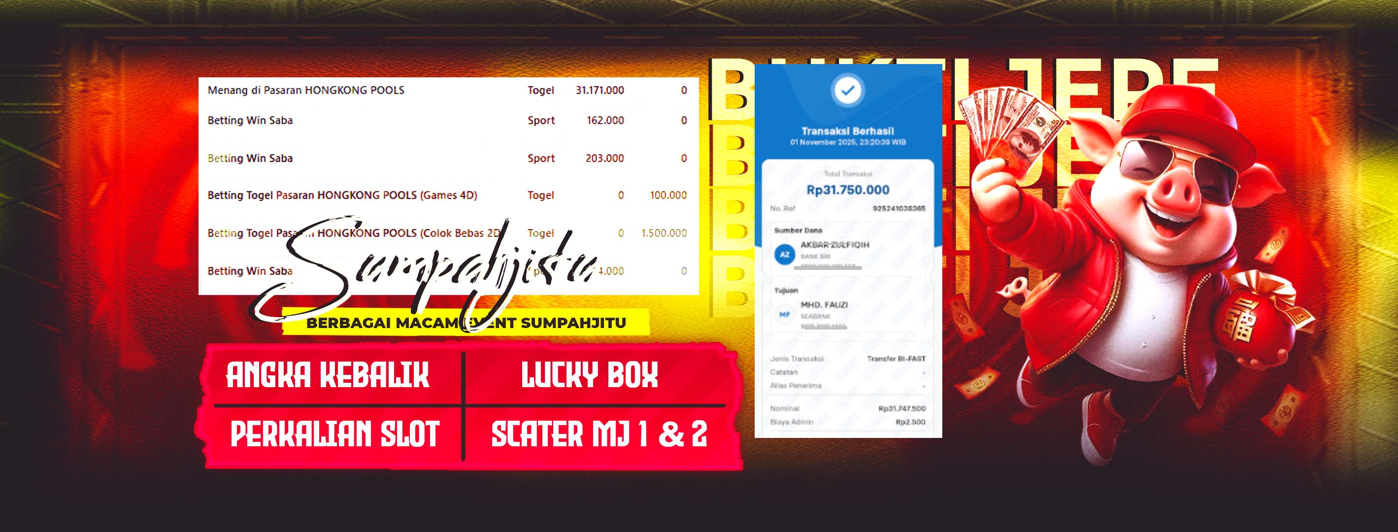 🎯 SUMPAHJITU MEMBER RAIH KEMENANGAN FANTASTIS! 🎯