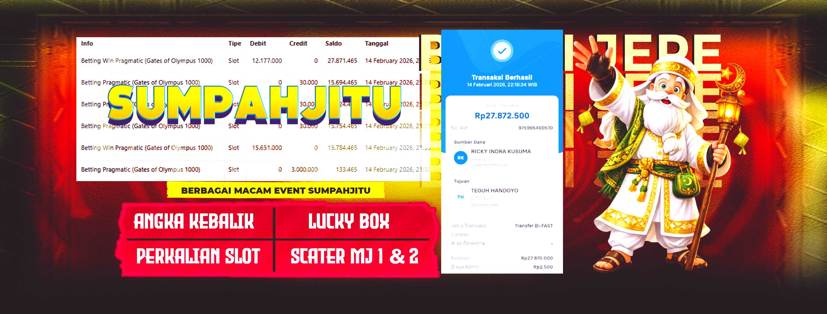 SUMPAHJITU GOES BIG! Kukuhperkasa Menang Fantastis di Slot Pragmatic! 🌟